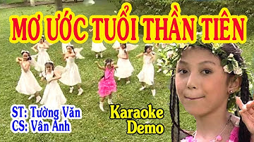 [KARAOKE] Mơ Ước Tuổi Thần Tiên - Vân Anh