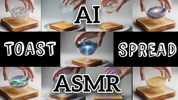AI Toast Spread ASMR🔊#video #food #asmr #ai #toast#spread #bread #satisfying #sound #viral #trending