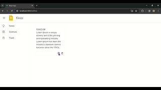 Google-Keep-Clone Over view video |React Project #trending #reactjs #clone #project #mernstack