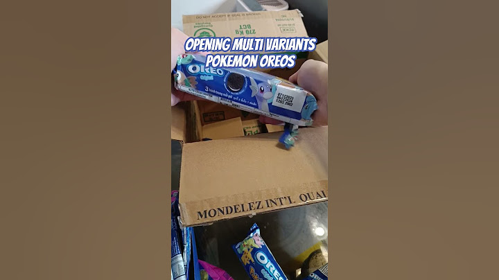 Opening Pokemon Oreo Packs! #fyp #foryoupage #foryourpage #pokemon #snack #food #foodreview