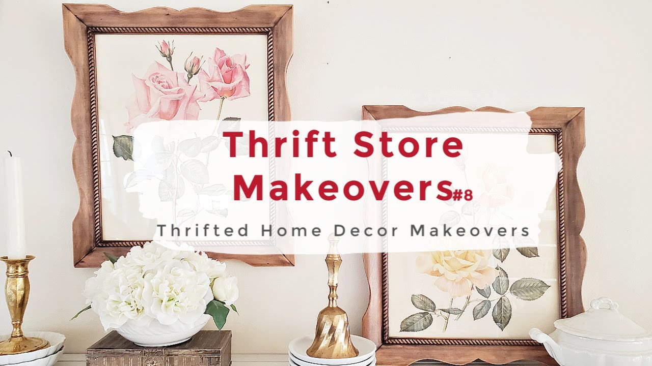 Thrift Store Makeover 8 Thrifted Home Decor Makeovers Thrift Flip