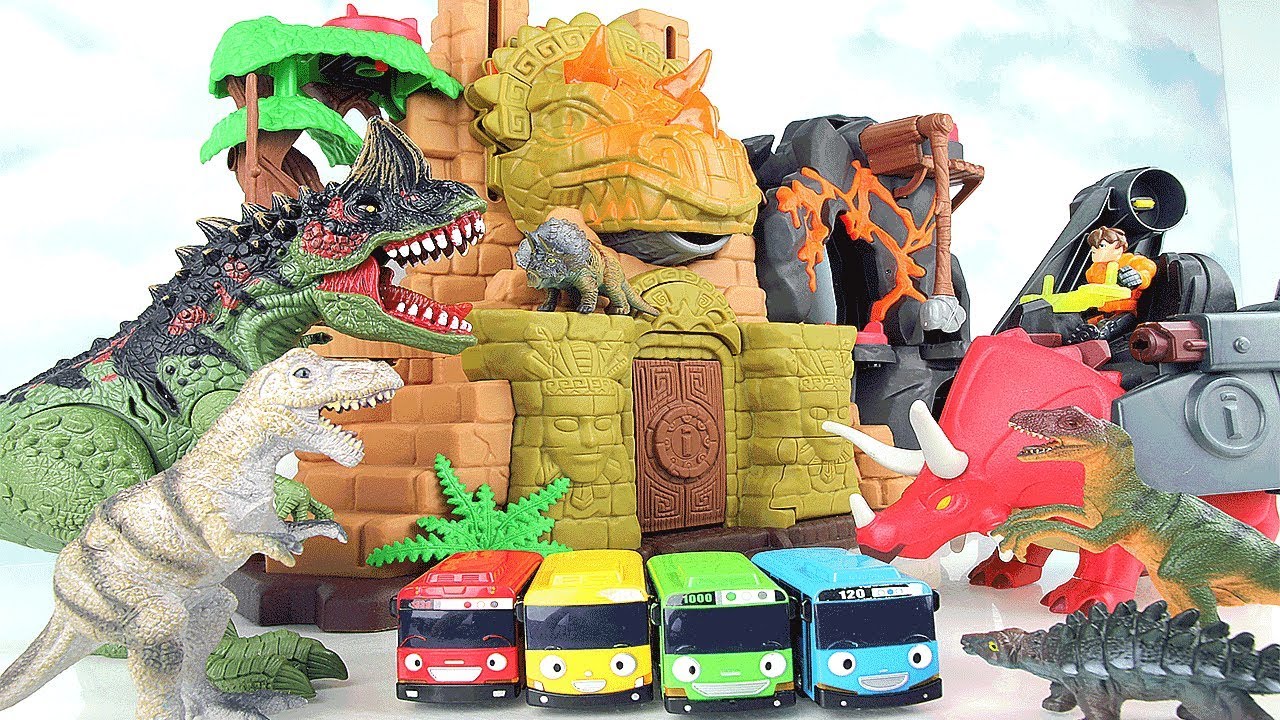 dinosaur castle toy
