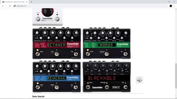 Eventide PitchFactor, TimeFactor, ModFactor, and Space Pedal Setup for Pilot Wave™
