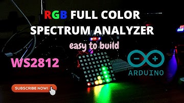#arduino . RGB SPECTRUM ANALYZER. Arduino based
