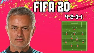 FIFA 20 JUEGA COMO JOSE MOURINHO | FORMACION 4-2-3-1