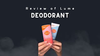 Lume Deodorant - clean ingredients that work!
