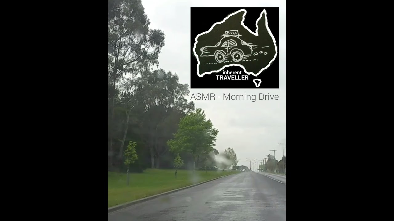 #1 - ASMR MORNING DRIVE in the RAIN | Town to Town, Victoria (Australia ...