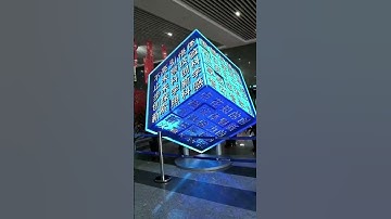 Square column naked eye 3D screen#ledscreen #leddisplayscreen  #advertising   #leddisplay #3D