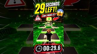 ⏳ Only 29 Seconds Left! Can I Finish This Roblox Obby? 😱 #roblox #robloxedit