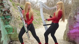 DIO - Rainbow in the Dark (Harp Twins) Camille and Kennerly