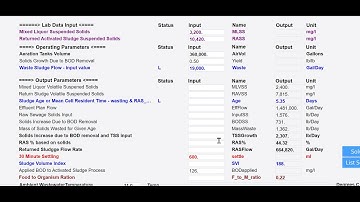 Activated Sludge Settle + SOUR 1