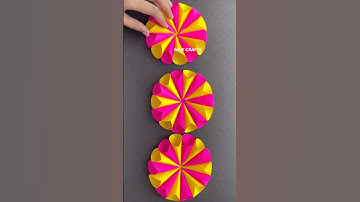 how to make paper flower | flowers out of paper #shorts #flowers #craft