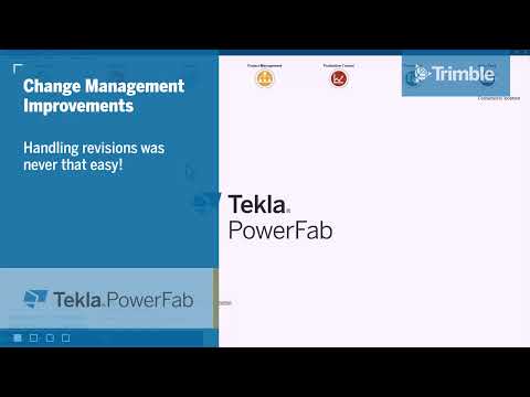 Manage project changes with insight in Tekla PowerFab 2023