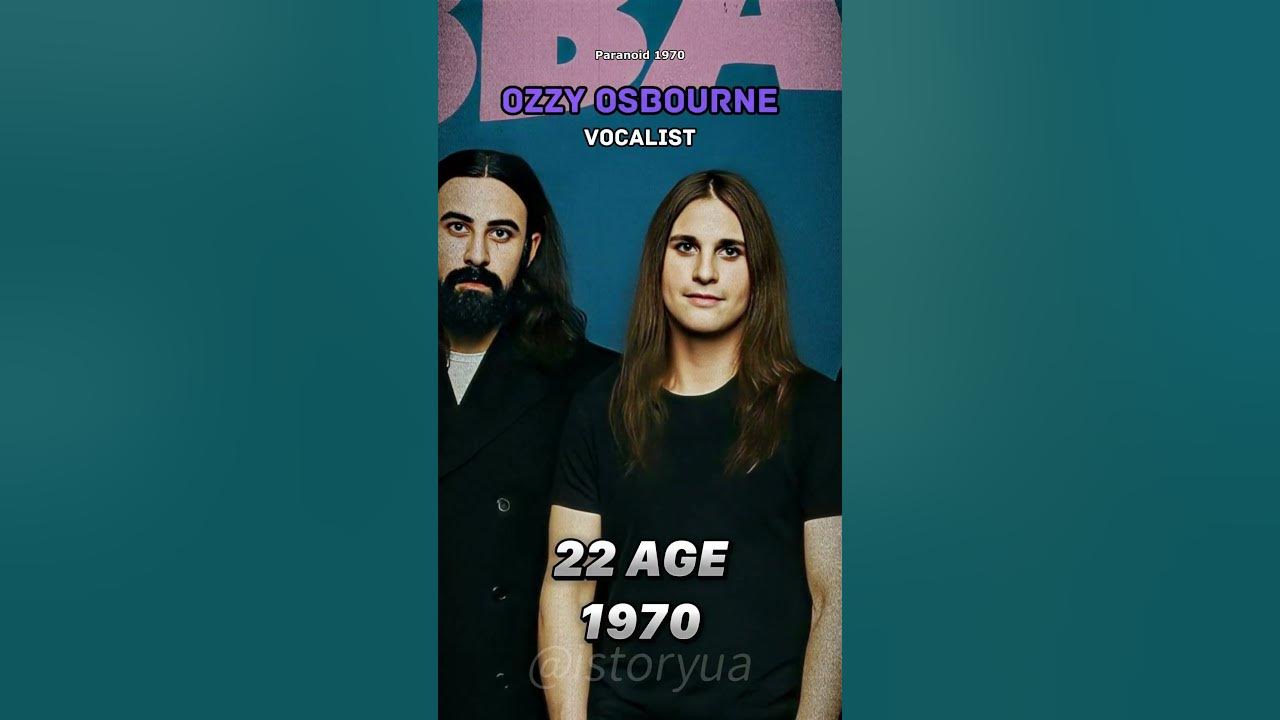 Black Sabbath THEN & NOW - "Paranoid 1970" transformation