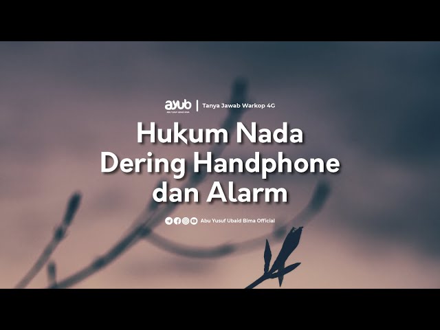 Hukum Nada Dering Handphone dan Alarm class=
