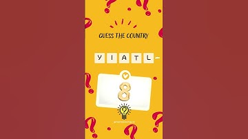 Can You Guess the Country from Scrambled Letters? #01 #shorts