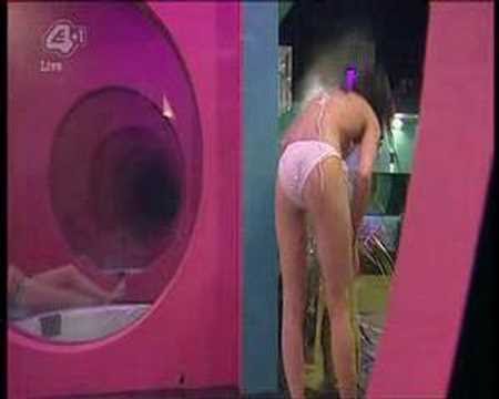 Emilia Arata bends in bikini - Big Brother Celebrity Hijack
