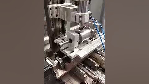 GRBL Control - 4th axis milling machine -update version. Demo run