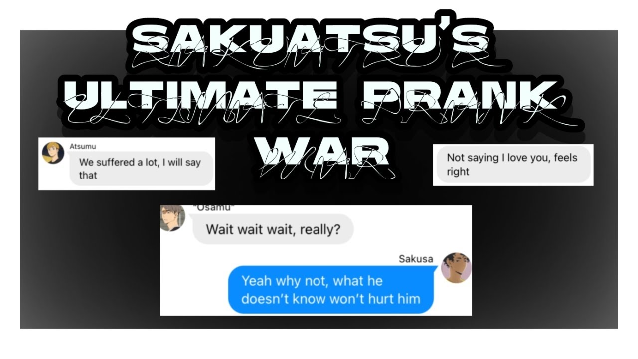 | 4k Special | SakuAtsu ULTIMATE PRANK WAR | - YouTube
