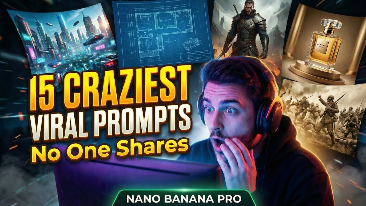 15 VIRAL Nano Banana Pro Prompts No One is Talking About - YouTube