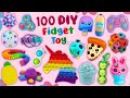 100 diy fidget toys ideas  viral tiktok fidget toys  pop it  squishy and more