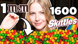 Can we find the M&M in 1600 Skittles?