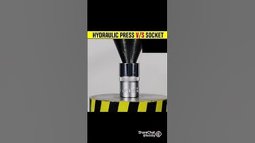 Hydraulic Press VS Socket #hydraulic #sockets #shorts #viral