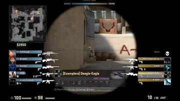 My First CS:GO Ace & Lucky Shots Through Smoke w/AWP