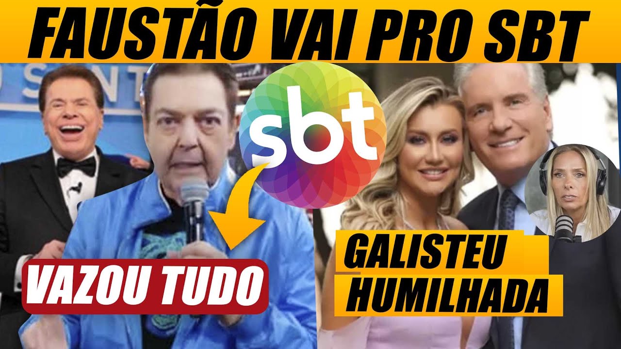 🚨 BOMBA! Faustão indo para o SBT VAZA, Futuro de Anne Lotermann, Roberto Justus HUMILHA Galisteu +