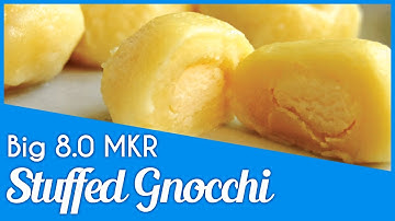 STUFFED GNOCCHI IN THE FORMING AND ENCRUSTING MACHINE BIG 8.0 MKR BRALYX