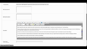 How to Add Categories and Products in OpenCart
