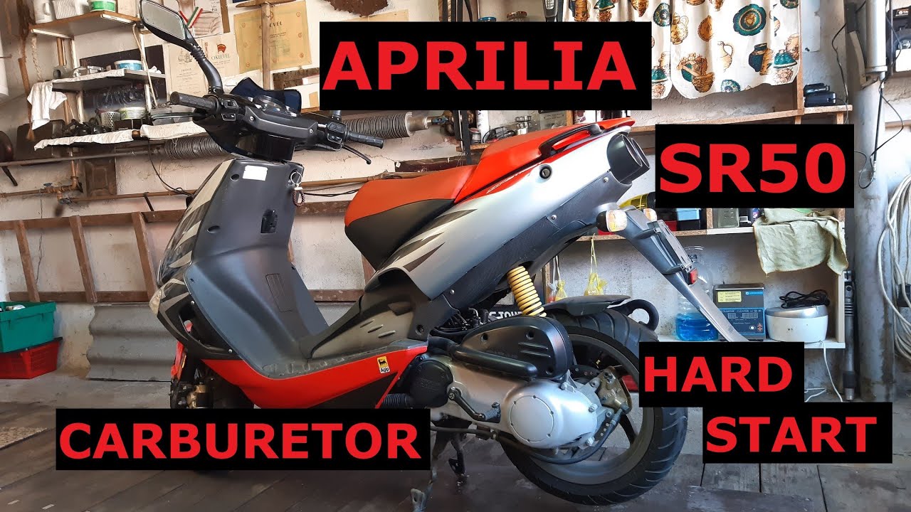 Aprilia SR50 LC scooter hard start / carburetor cleaning / nehezen indul /  karburátor tisztítás 