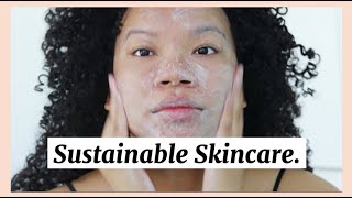Skincare routine for oily acne-prone skin | sustainable, cruelty-free, and vegan.