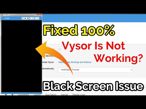 How To Fix Vysor Black Screen Issue | Vysro Is Not Working Fixed 100%
