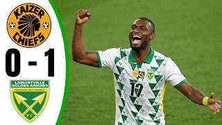 KAIZER CHIEFS vs GOLDEN ARROWS 0-1 ‣ ALL GOALS & HIGHLIGHTS ‣ MTN 8 2026 screenshot 4