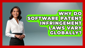 Why Do Software Patent Infringement Laws Vary Globally? - AI and Technology Law