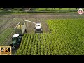 Part 1 cornharvest 2023 dronefootage jennissen claas jaguar 990 terra trac 900 orbis3 fendtkaweco