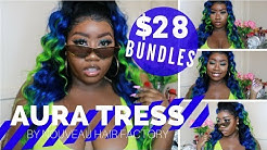$28 Custom Colored Human Hair Bundles | AURA TRESS COLLECTIONS BY NOUVEAU X THE TASTEMAKER