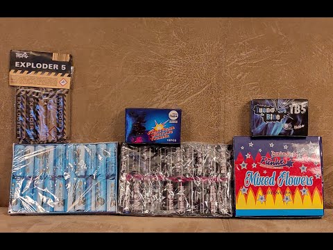 Moc Destrukcji bardzo mocnych petard Dum Bum,Shark,Exploder 5