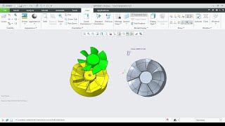 Surfacing in Creo parametric fan mould splitting