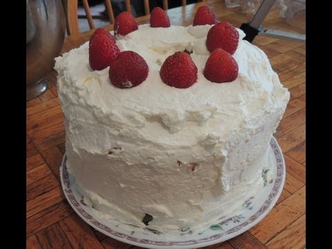 Triple Layer, Strawberry, Angel Food Cake!