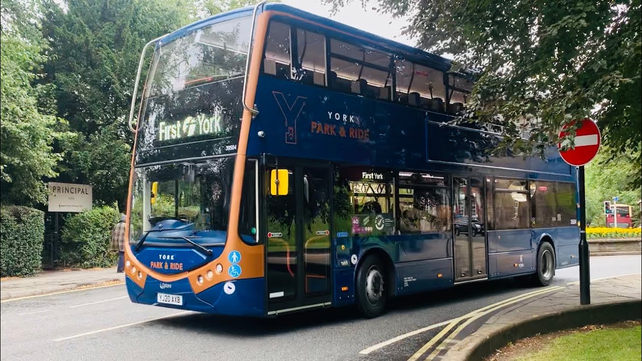 New First Bus York 39504 On Test YouTube