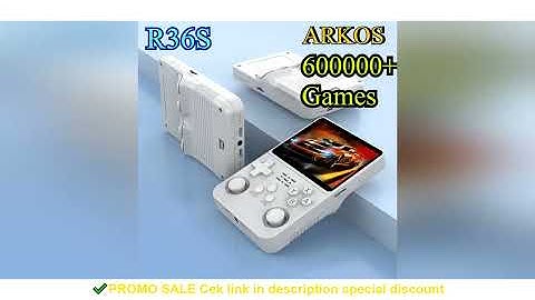 256G Open Source R36S Video Game Console Linux System 3.5 Inch IPS Screen Portable Pocket Video Play