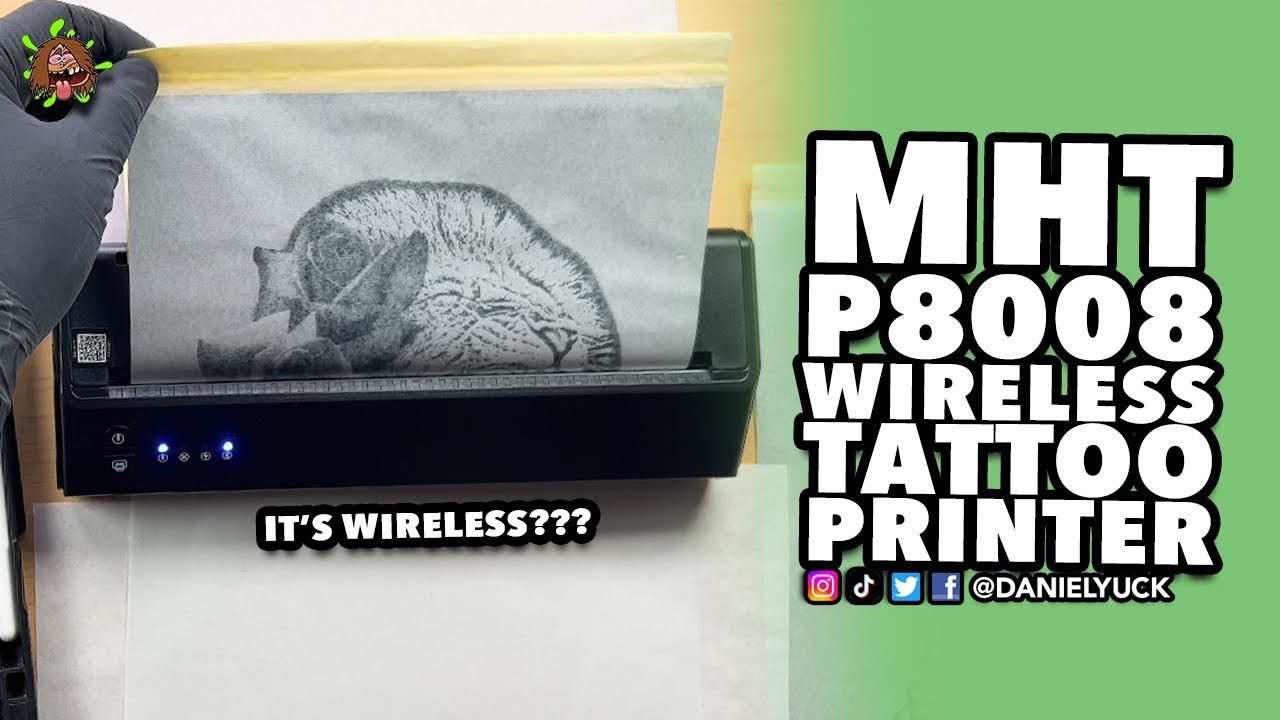 P8008 Wireless Bluetooth Tattoo Stencil Printer