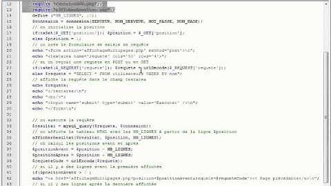 PHP et MySQL Afficher le résultat d