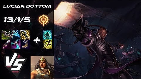 BOTTOM Lucian vs Sivir - NA Challenger Patch 25.S1.6
