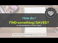 How to find something i saved digitalorganisation remarkable2 remarkabletips notetaking