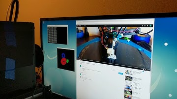 Odroid-N1 running on a 4k monitor with a video in chromium