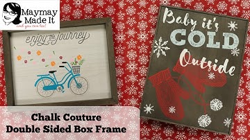 Chalk Couture | Double Sided Box Frame Spring and Summer
