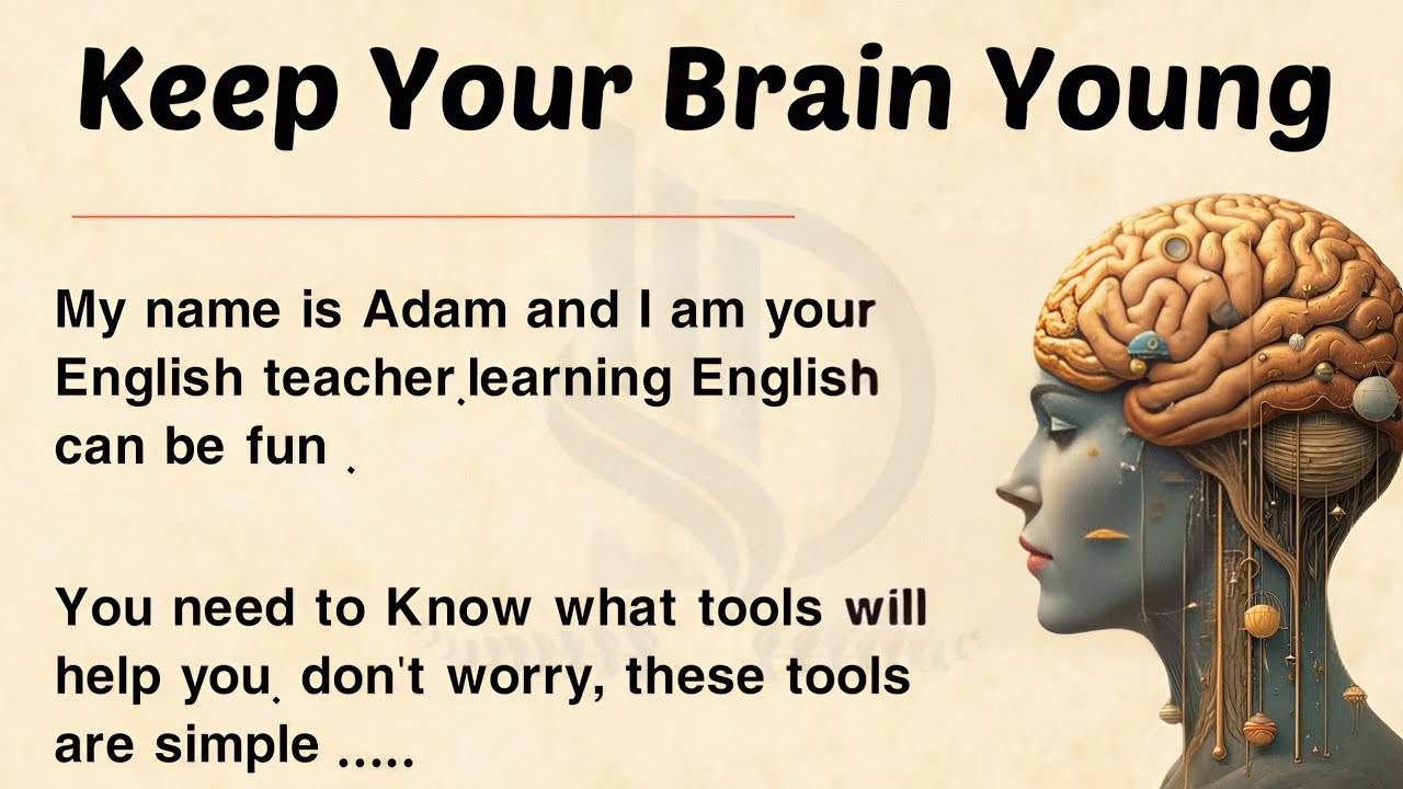 Сохраняйте молодость мозга || Адаптированный учебник для чтения, уровень 2 🔥 || Улучшите свою бег...